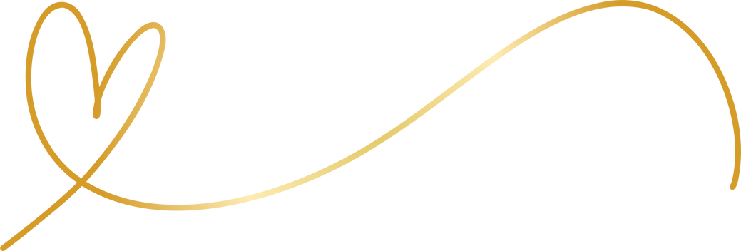 Gold Heart Scribble